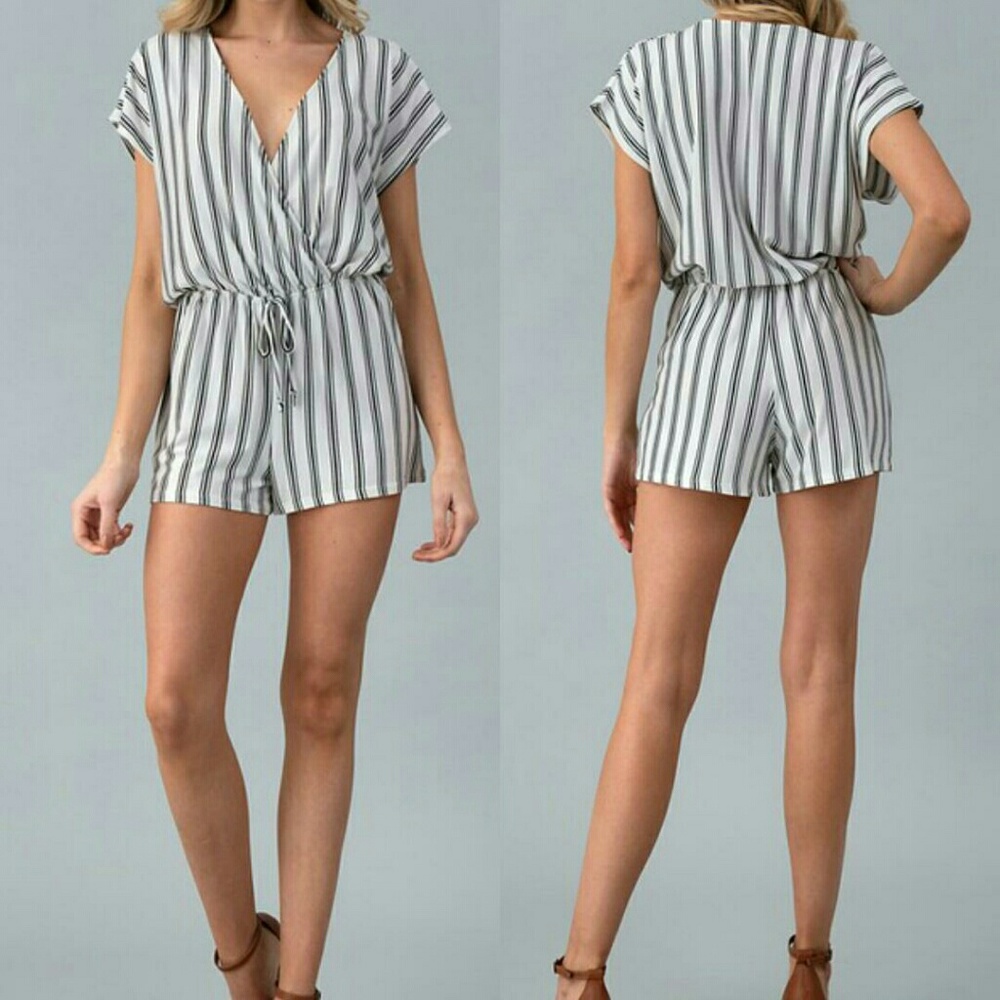 ~NEW~ Vertical Stripe Romper